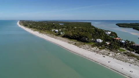 Turner Beach, Captiva FL Stock Footage
