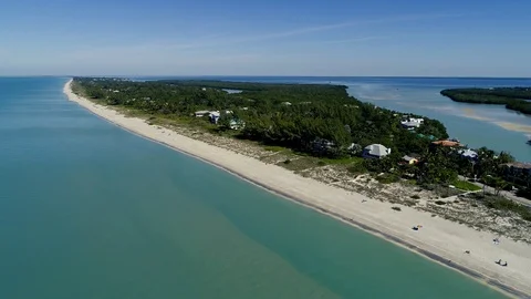 Turner Beach, Captiva FL HDR Stock Footage 109137871