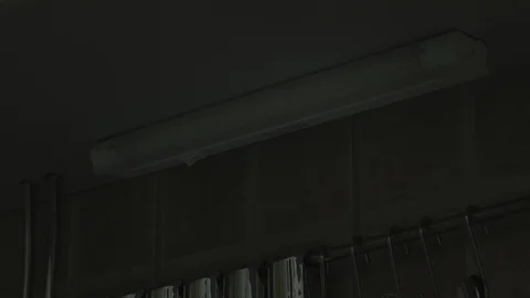 Turning on and off kitchen light Stock Footage 88212171