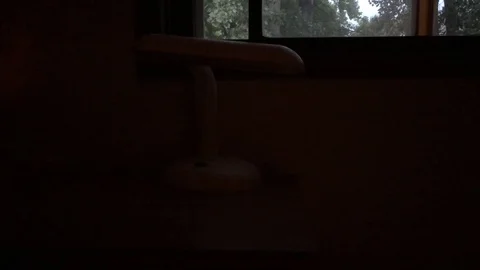 Turning On and Off Office Light Video stock 79112596