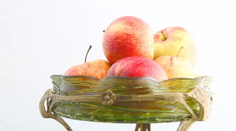 Turning Apples HD Video stock 6583873