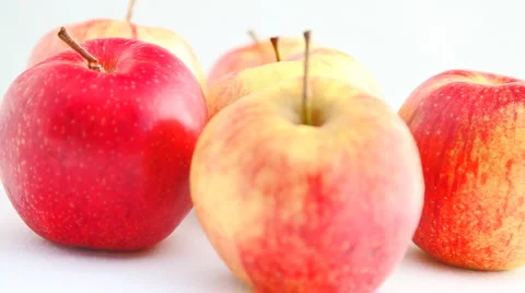 Turning Apples HD 库存影片 6587078