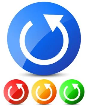 Turning Arrows Stock Illustration