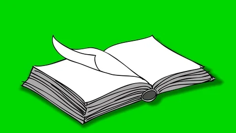 Turning book pages. Stock Footage 104553578