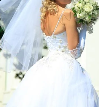 Turning bride Stock Photos