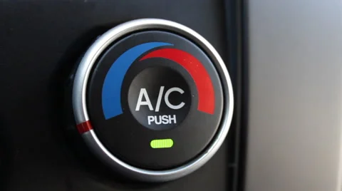Turning Car AC to Off Stock-Footage 45603505