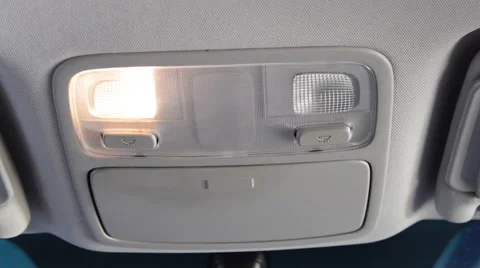 Turning Car Light Off 動画素材 45603832