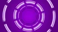 Turning circle on purple background, loop HD Footage