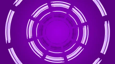 Turning circle on purple background, loop Stock Footage 37240883