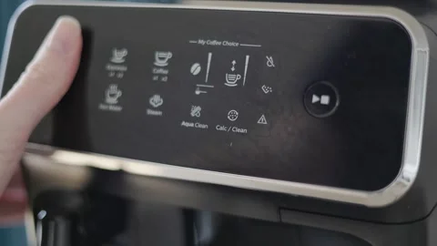 Turning on the coffee machine express 動画素材 273137976