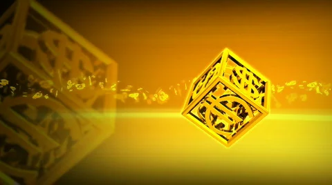 Turning Currency Square Stock Footage 832012