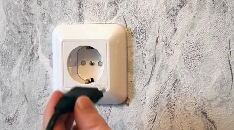Turning the device into an electrical outlet 2 Stock Footage 47326166
