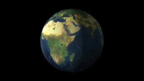 Turning Earth Animation Stock Footage 116287245