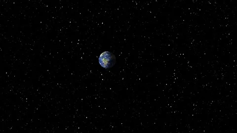 Turning earth background , loop-able 3d animation Stock Footage 305300572