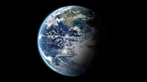 Turning earth Stock Footage 26206224