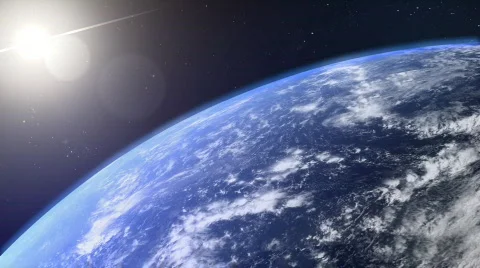 Turning earth loop 스톡 동영상 629361