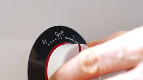 Turning a food processor on and off Stock Footage 72467264