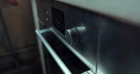 Turning on the gas cooker Stock Footage 135113077