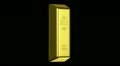 turning gold bar HD Footage