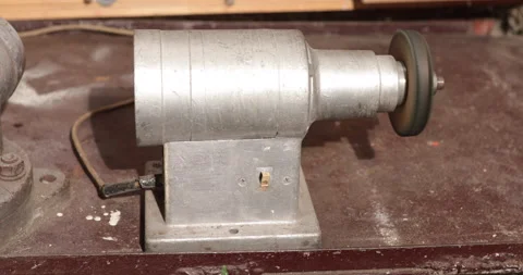 Turning on grinder Stock Footage 156866016