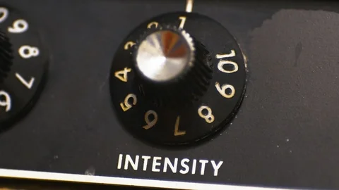 Turning The Intensity Knob to Max Effect then Back to One 動画素材 121068258