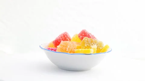 Turning jujubes HD Video stock 6668411