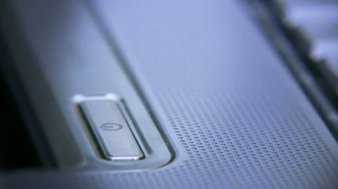 Turning On Laptop 1 Stock Footage 575434