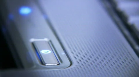 Turning Off Laptop 1 Stock Footage 575439
