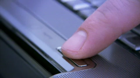 Turning On Laptop 2 Stock Footage 576022