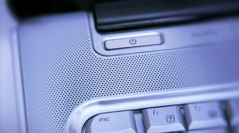 Turning On Laptop 3 Stock Footage 576020