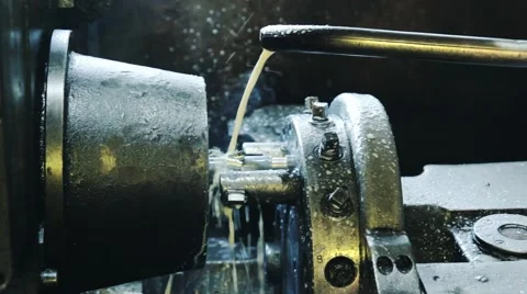 Turning lathe Stock Footage 40242442