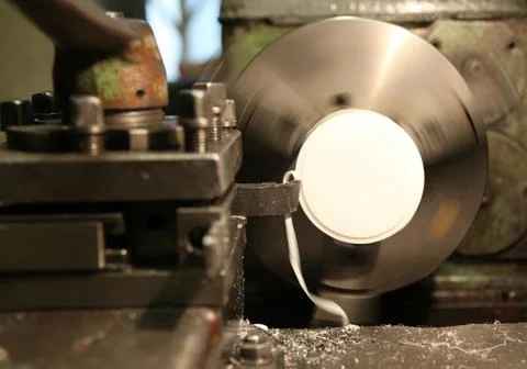 Turning lathe Stock-Fotos