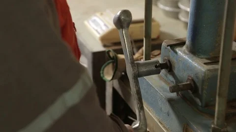 Turning lever Stock Footage 77047931