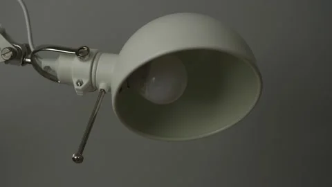Turning light on and off, light bulb Stock Footage 140676888