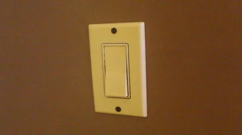 Turning a light on Stock Footage 28401408