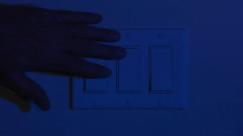 Turning on light Stock Footage 44798913