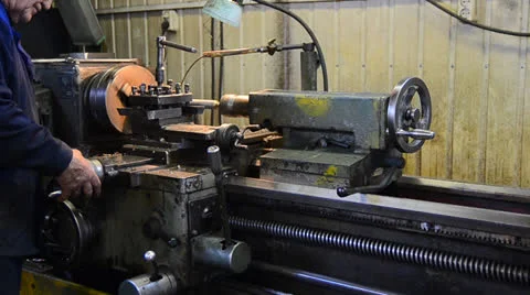 Turning machine Stock Footage 22826497