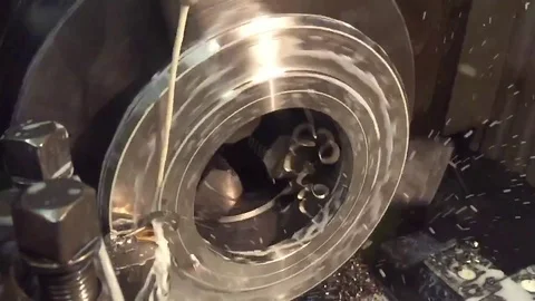 Turning metal working Vidéo 71547052