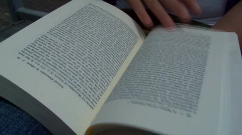 Turning page Stock Footage 454143