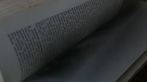  Turning Pages Of The Book Fast Close Up Stock Footage 49042023