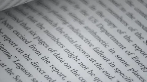Turning Pages of a Book Video stock 149807827