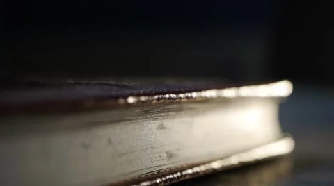 Turning the pages of notepad close-up Stock Footage 61730936