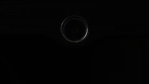 Turning on the power button Stock Footage 88394061