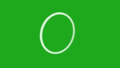 Turning ring motion graphics with green screen background Stock Footage 276613032