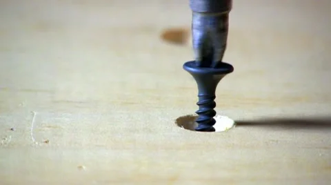 Turning a screw Stock Footage 10599771