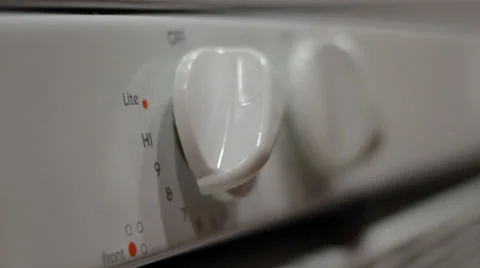 Turning Stove Off Stock-Footage 41719595