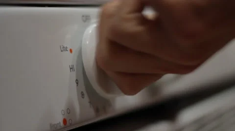 Turning Stove On 動画素材 41720356