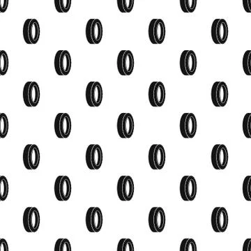 Turning tire pattern seamless vector Stock Illustration