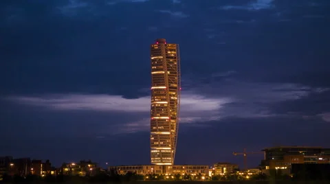 Turning torso night  Vidéo 52699904