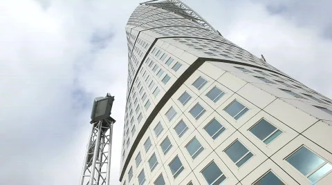 Turning Torso in Sweden Stock-Footage 862658